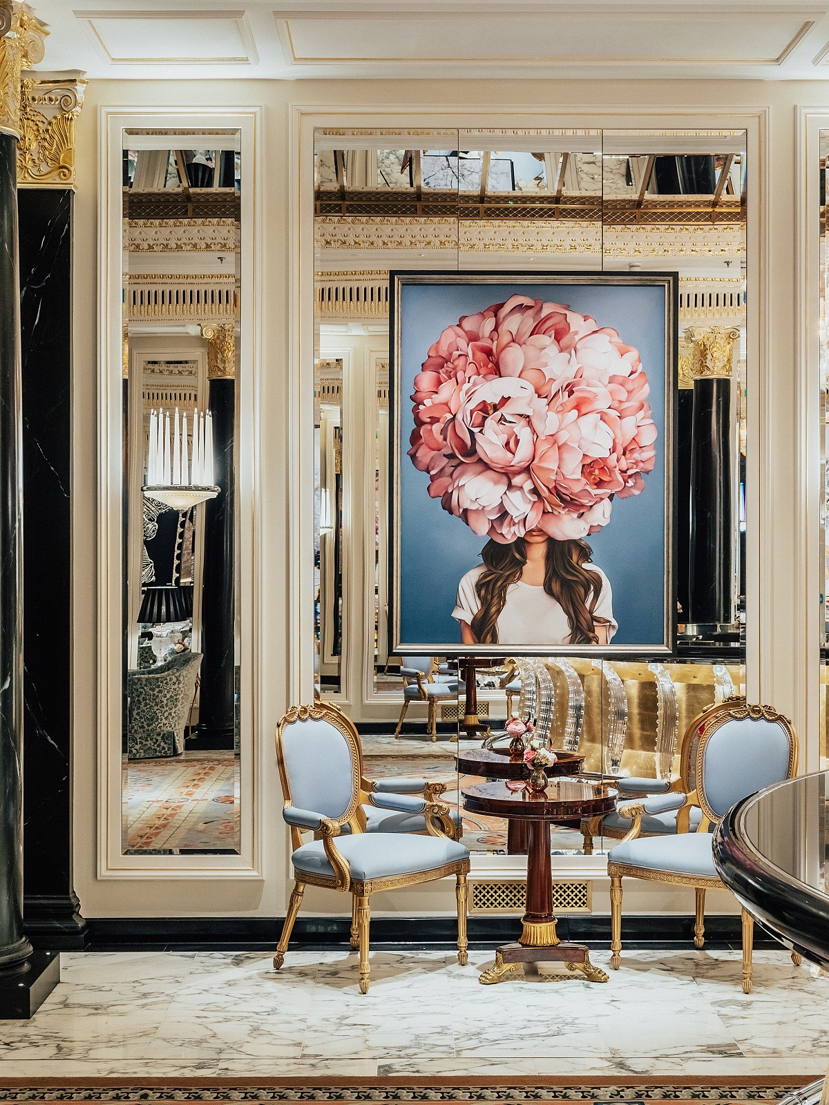 Amy Judd oil on canvas at The Dorchester