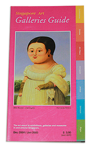 Singapore Art Gallery Guide inaugural issue December 2004/January 2005