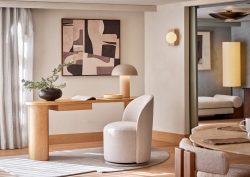 natural and organic shapes and colours in The Jay by AvroKO